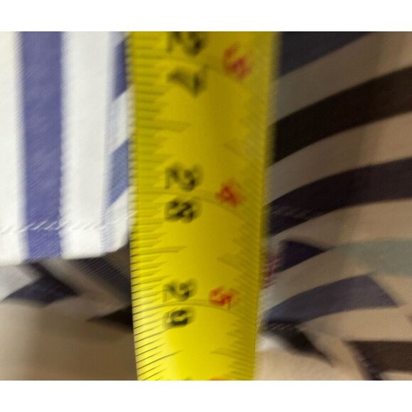 Robert Graham Mens Long Sleeve Chevron Striped French Cuff Dress Shirt Size 2XL - Picture 6 of 9